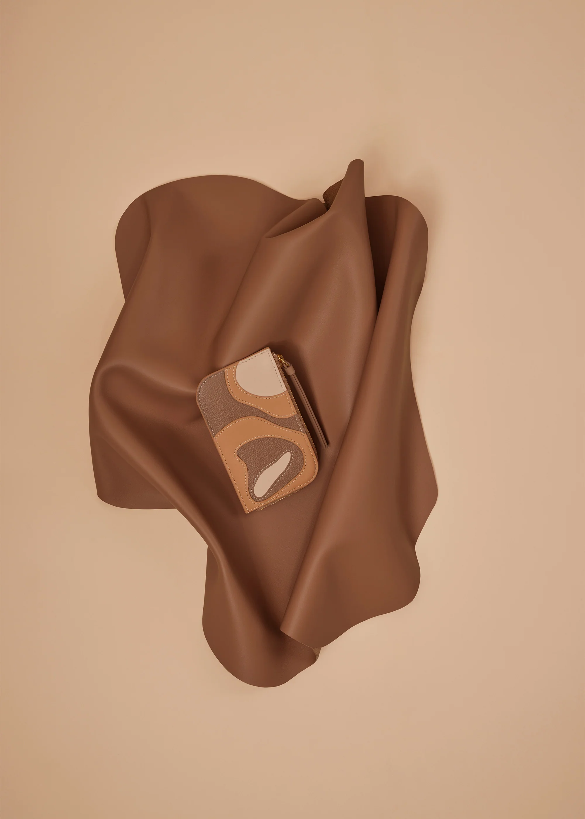 Atla Card Holder - Trio Camel - Image 4
