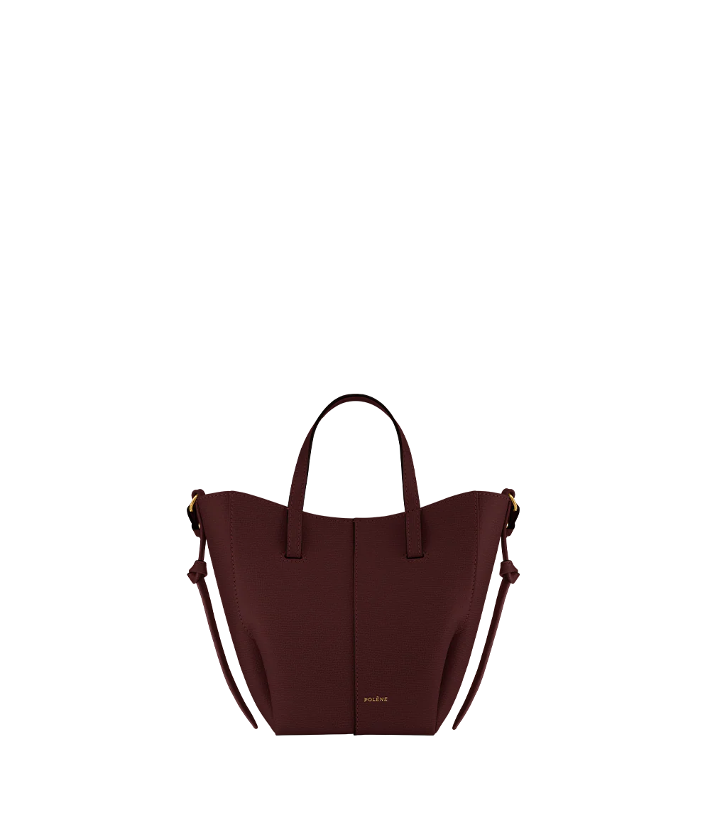 Cyme Tote Nano - Textured Black Cherry