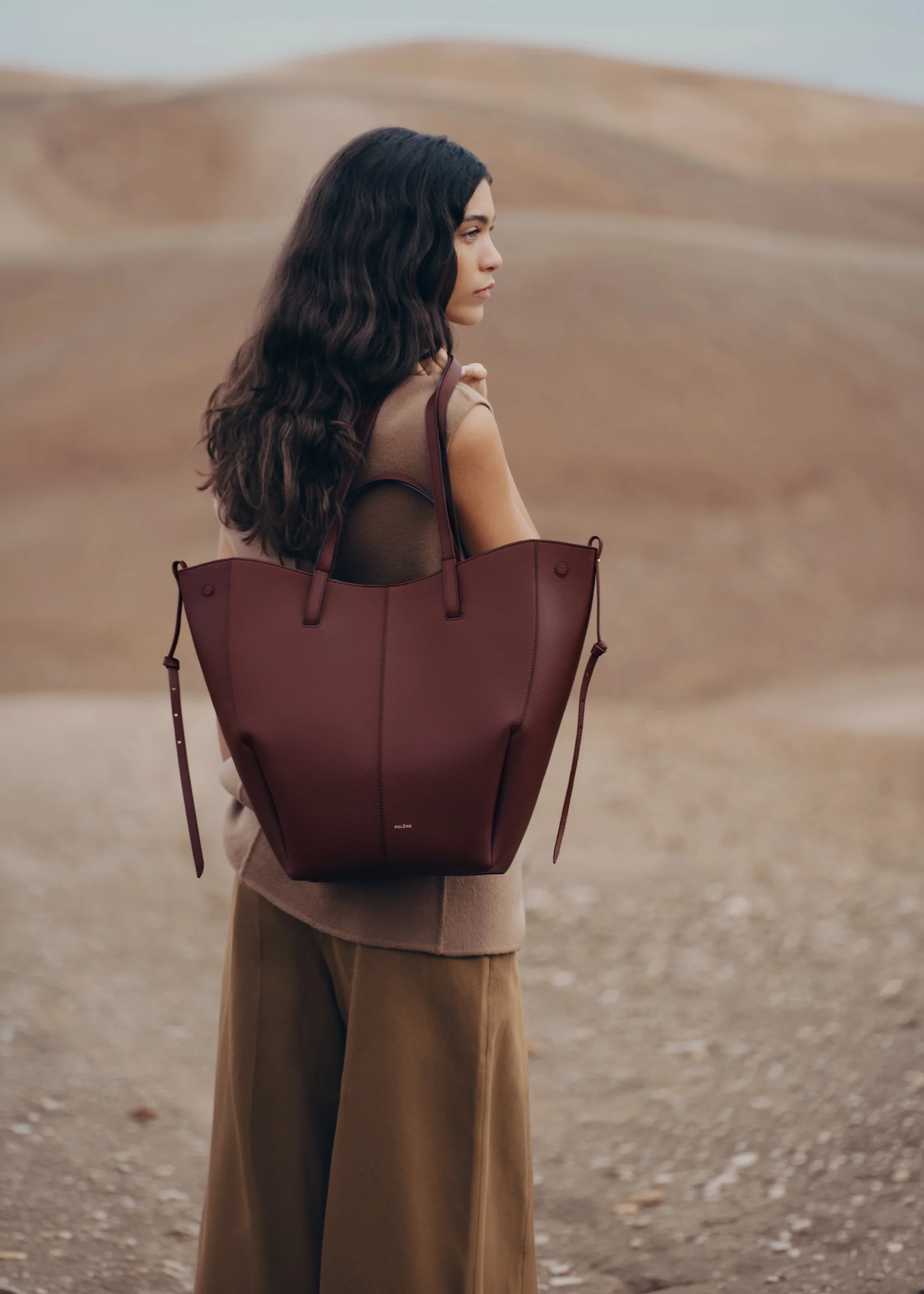 Cyme Tote - Textured Black Cherry - Image 2