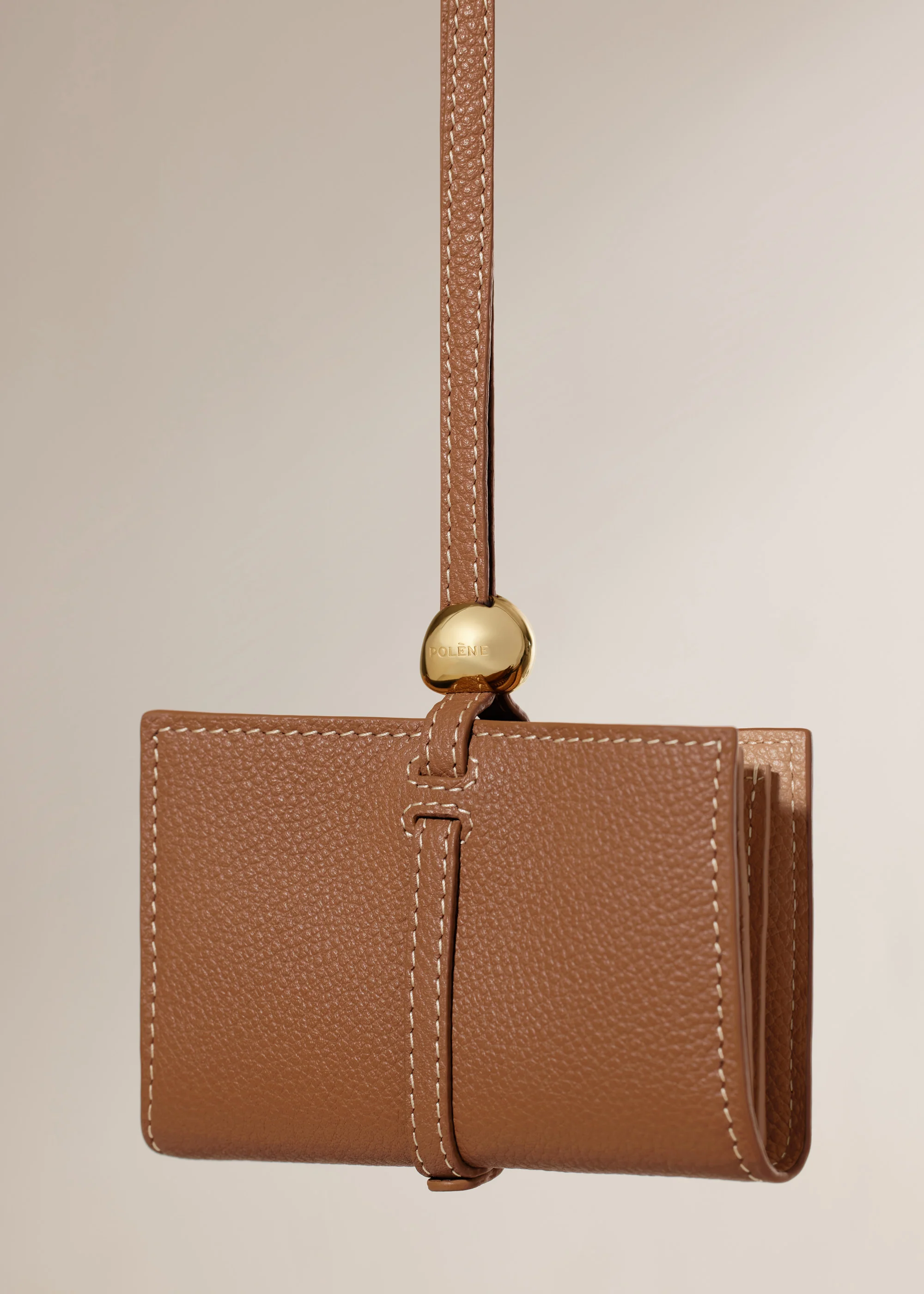 Kayé Card Holder - Textured Duo Camel - Image 3
